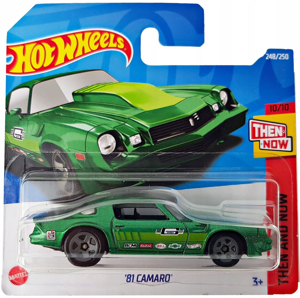 Игрушечная машинка Hot Wheels '81 Camaro Green (базовая коллекция 2022 г, 248/250)  #1