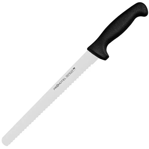 Нож для хлеба "Prohotel" сталь нержавеющая, длина лезвия 25см  #1