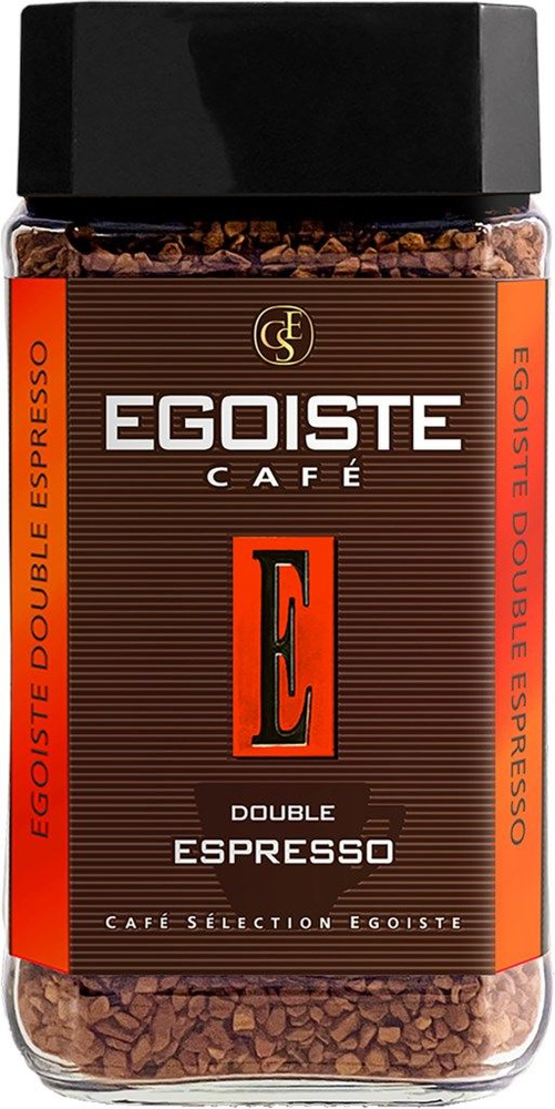 Кофе растворимый EGOISTE Double Espresso, 100 г #1