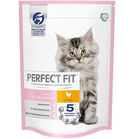 Perfect Fit / Сухой корм Перфект Фит для котят Курица, 650 г #1