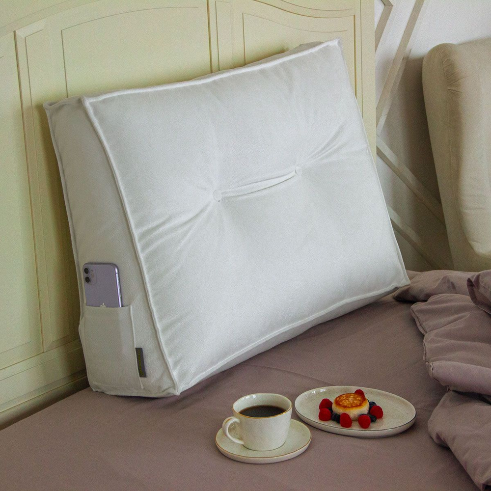 PillowPlace Подушка для изголовья кровати большая диванная подушка для поддержки спины на диван на спинку #1