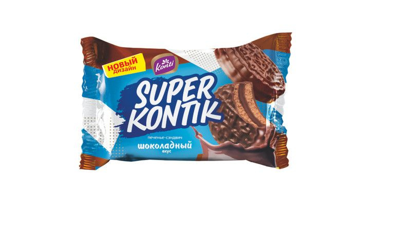 Печенье-сэндвич Konti Супер-Контик шоколад #1