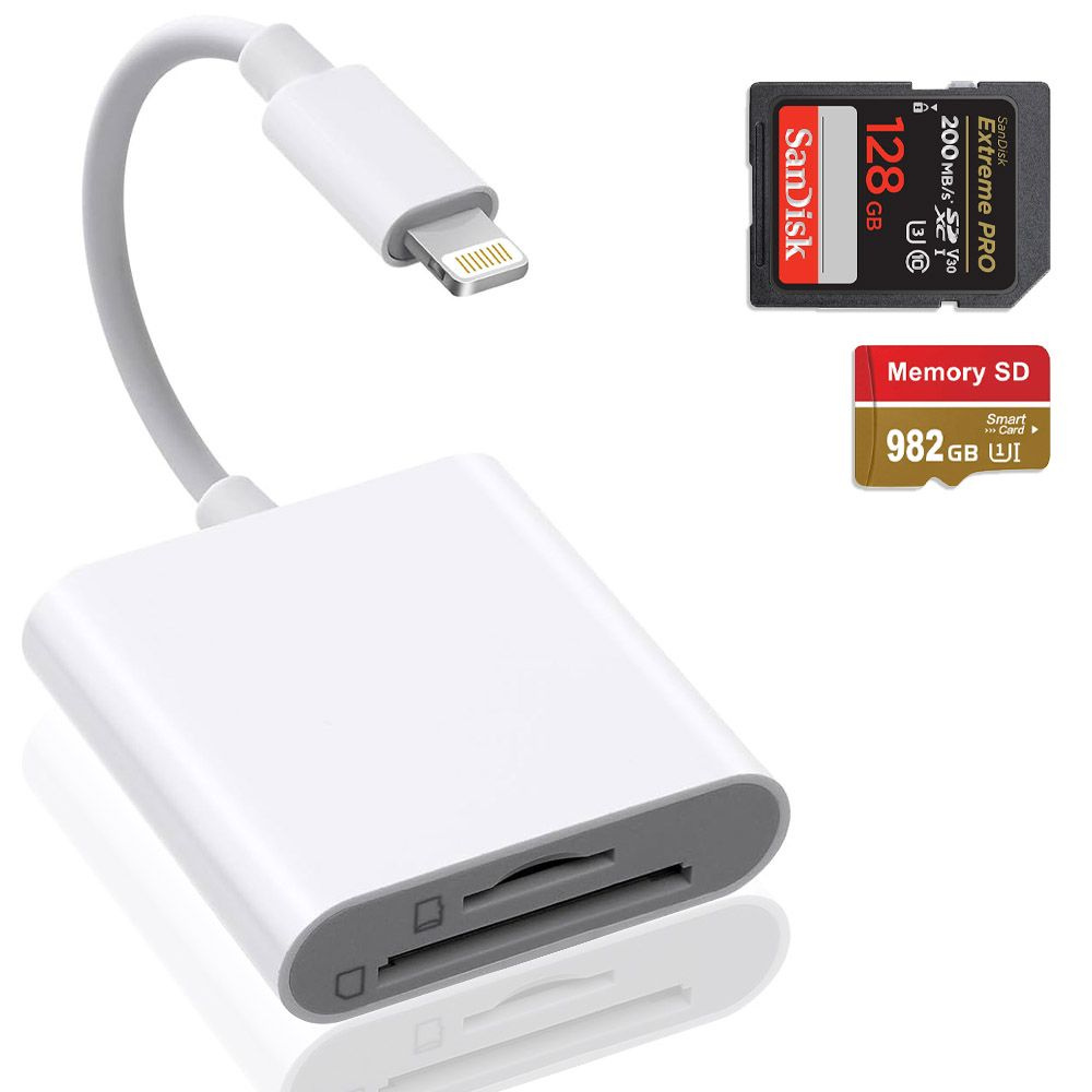 Картридер мини универсальный, внешний, для переноса фото; файлов, с IOS ...