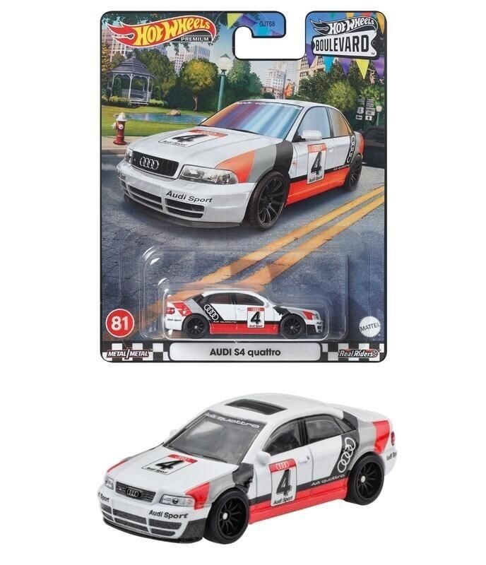 Машинка Mattel Hot Wheels Premium GJT68 AUDI S4 quattro #1