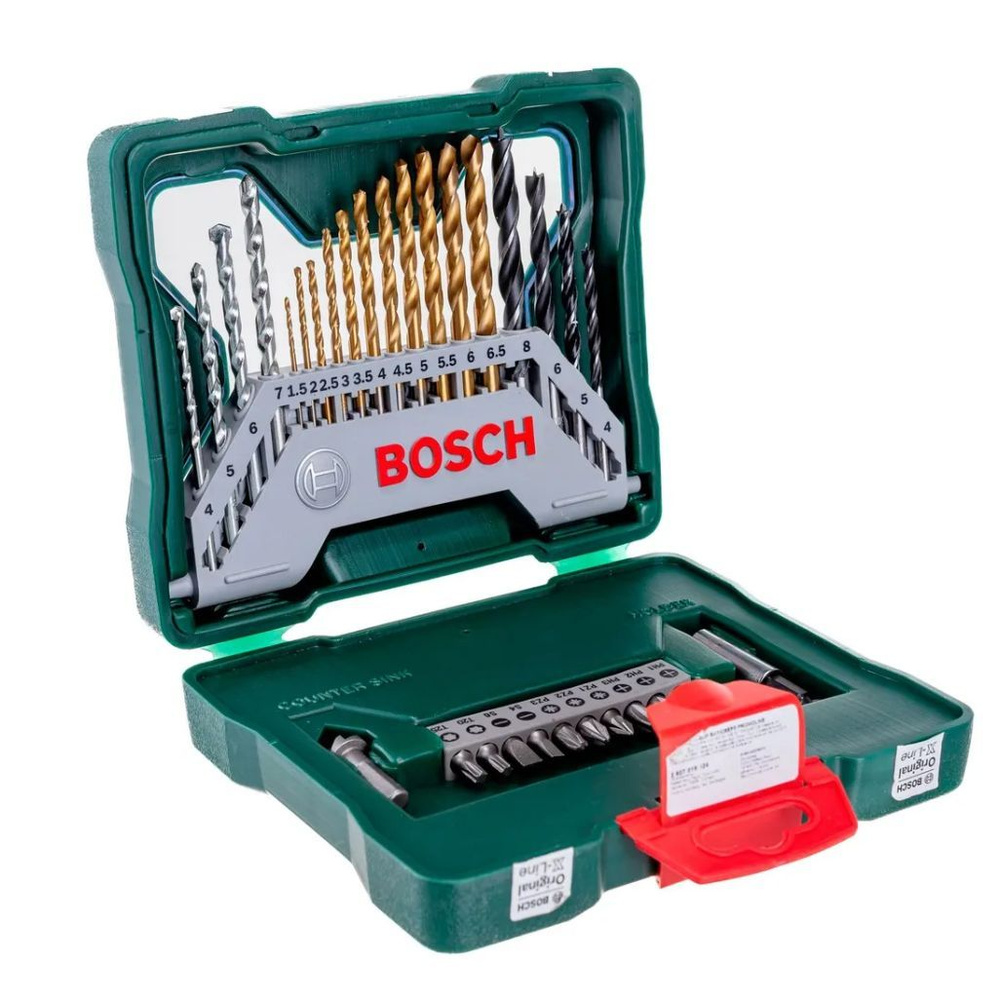 Набор бит и сверл Bosch X-Line-30 (2607019324) (30пред.) для шуруповертов/дрелей  #1