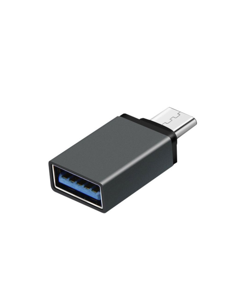 ISA Аудиокабель USB 3.0 Type-A/USB Type-C, 0.2 м, серебристый #1