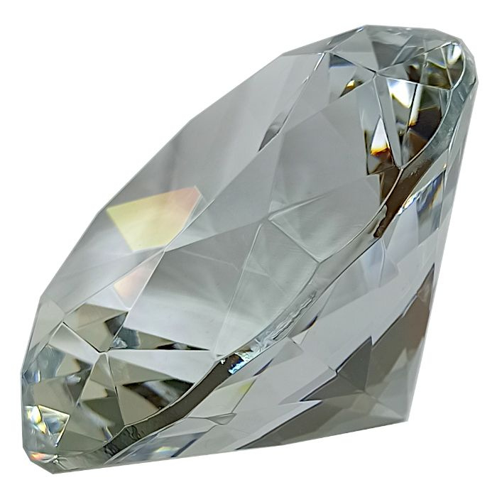 Кристалл 120 мм Хрустальный прозрачный бриллиант 970 грамм  #1