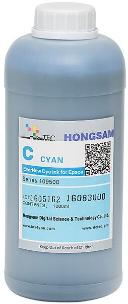 Чернила DCTec водорастворимые Epson Pro7900 EverNew Cyan (голубой) 1000 мл  #1