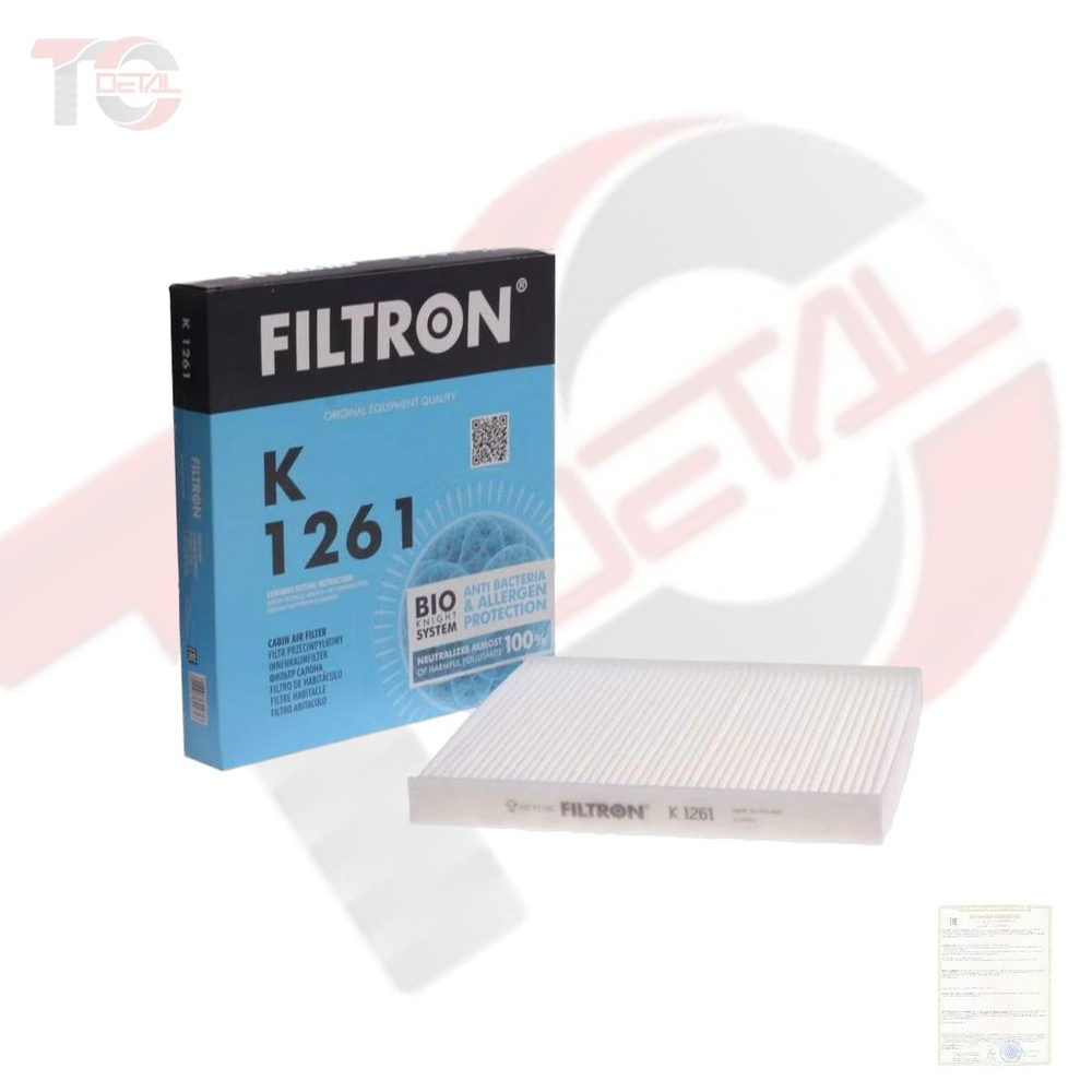 FILTRON Фильтр салонный арт. K1261 #1