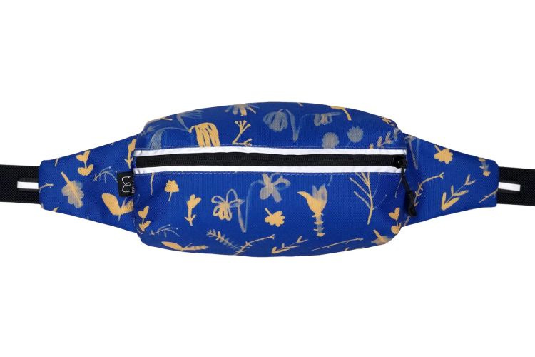 Сумка Enklepp Marathon Waist Bag (flowers blue background), #1