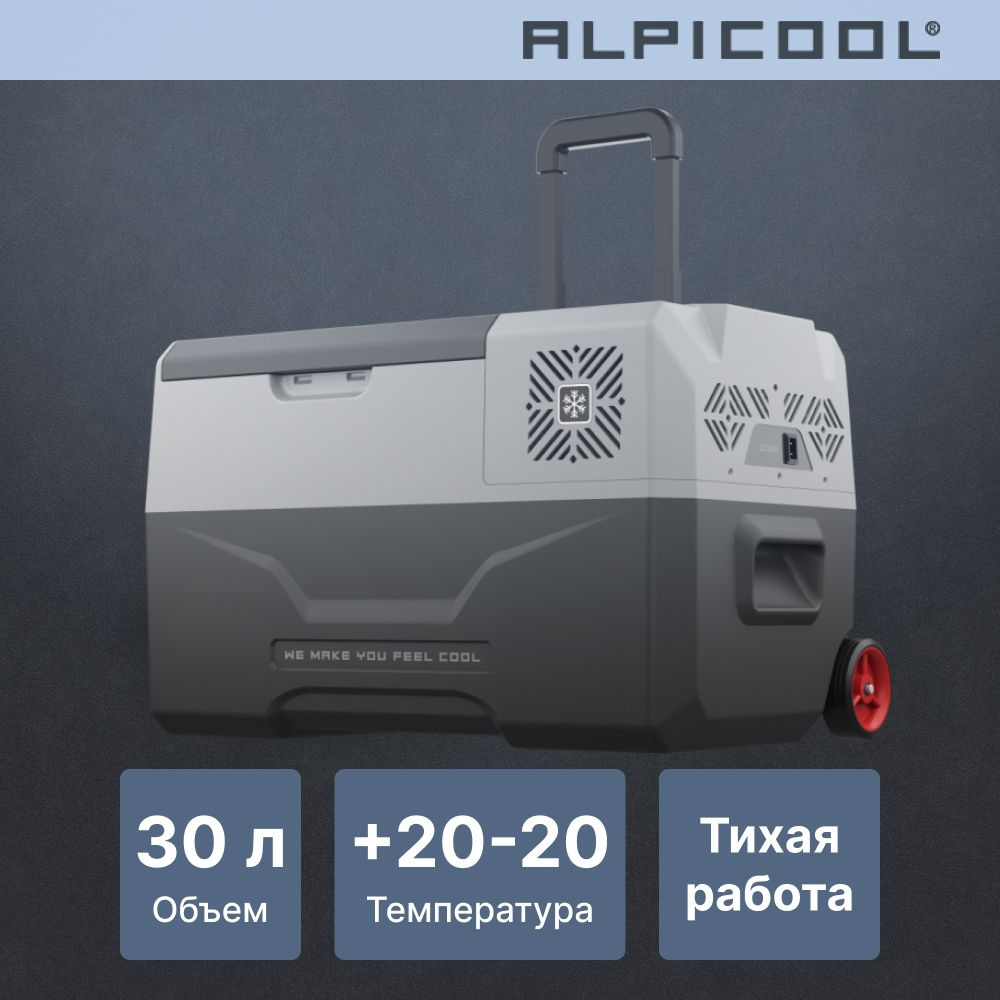 Автохолодильник компрессорный Alpicool CX30 (12/24)/ Автохолодильник 12в 24в на 30 литров  #1