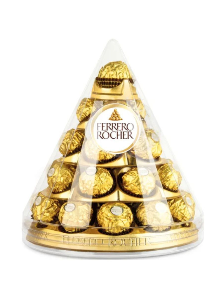 Набор конфет FERRERO Rocher из молочного шоколада конус, 350 г #1