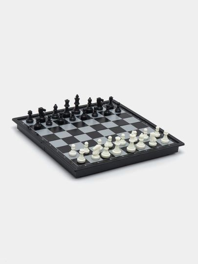 Шахматы магнитные, складные шахматы с фигурами, размер поля 20x20 см  #1