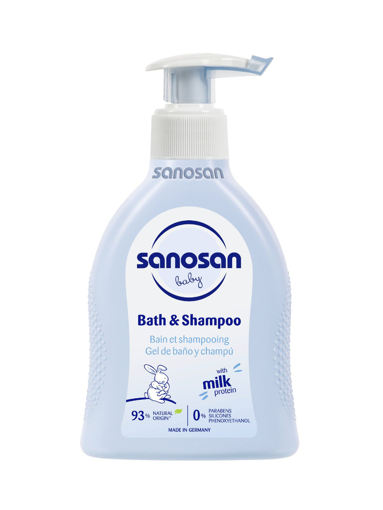SANOSAN Средство для купания и шампунь Baby Bath & Shampoo #1