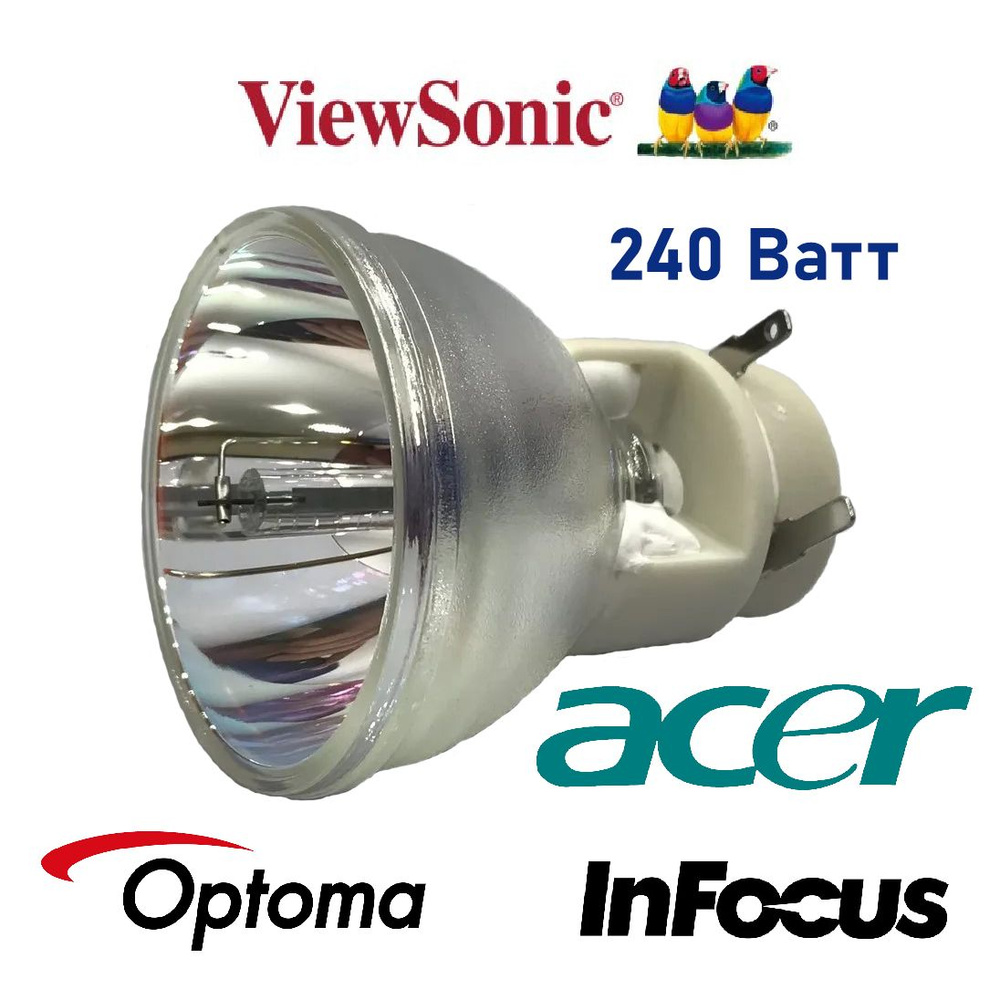 Новая лампа для проектора Viewsonic, Acer, маркировка лампы RLC-075, RLC-071, P-VIP 240/0.8 E20.8, 240 #1