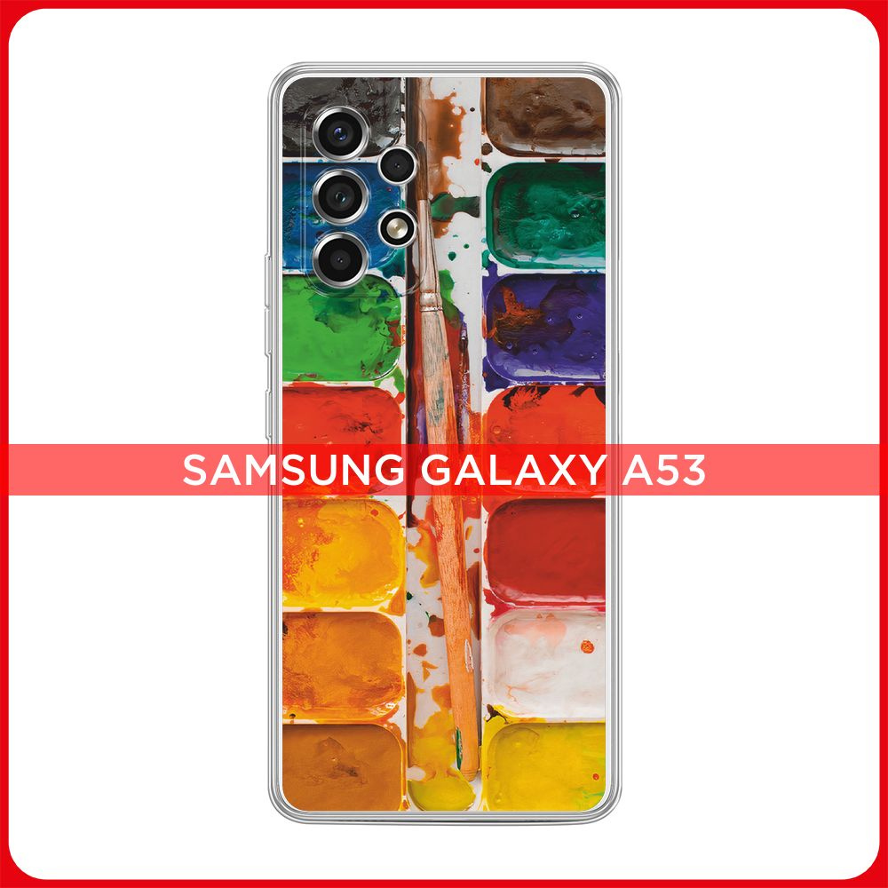 Силиконовый чехол на Samsung Galaxy A53 5G / Галакси А53 5G Акварель  #1
