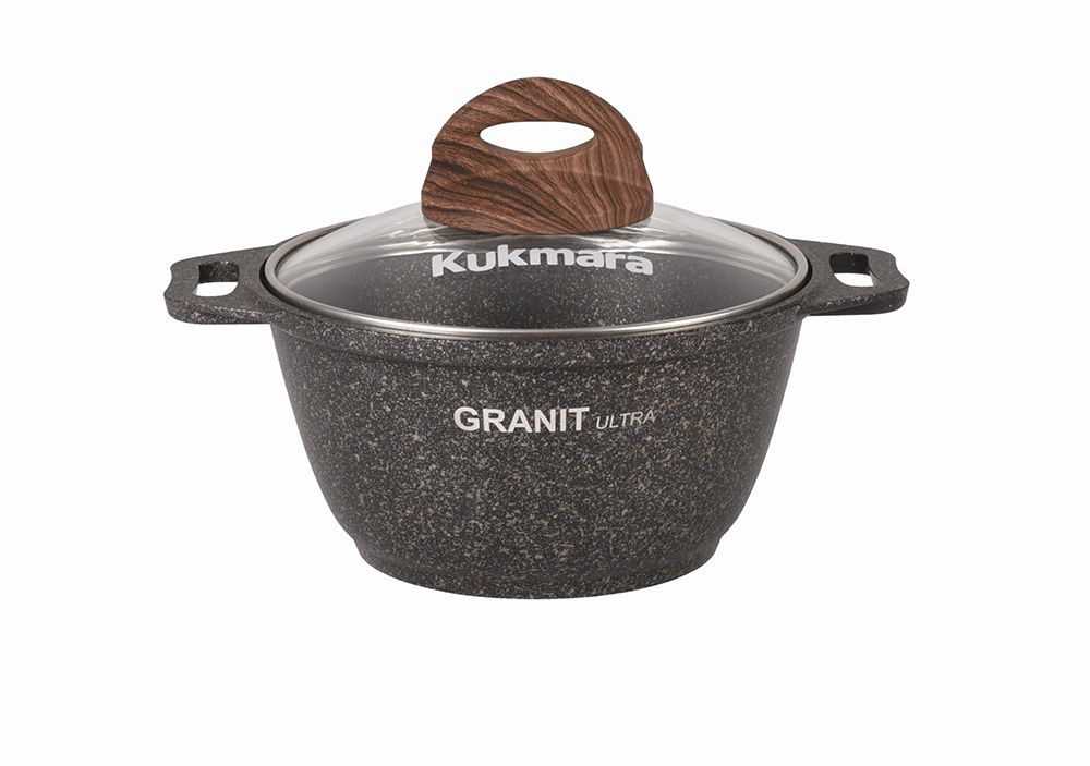 Kukmara Кастрюля "granit ultra (original)", Литой алюминий, 1 л #1