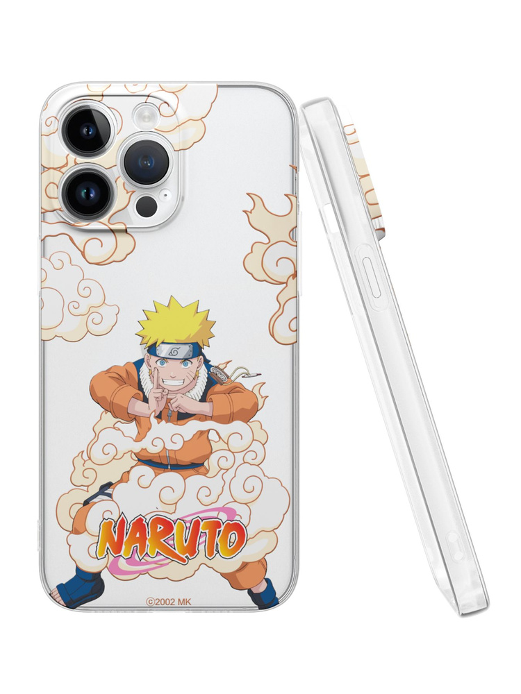 Силиконовый чехол Mobilius для iPhone 14 Pro Max (Айфон 14 Про Макс), Naruto: Техника клонирования  #1