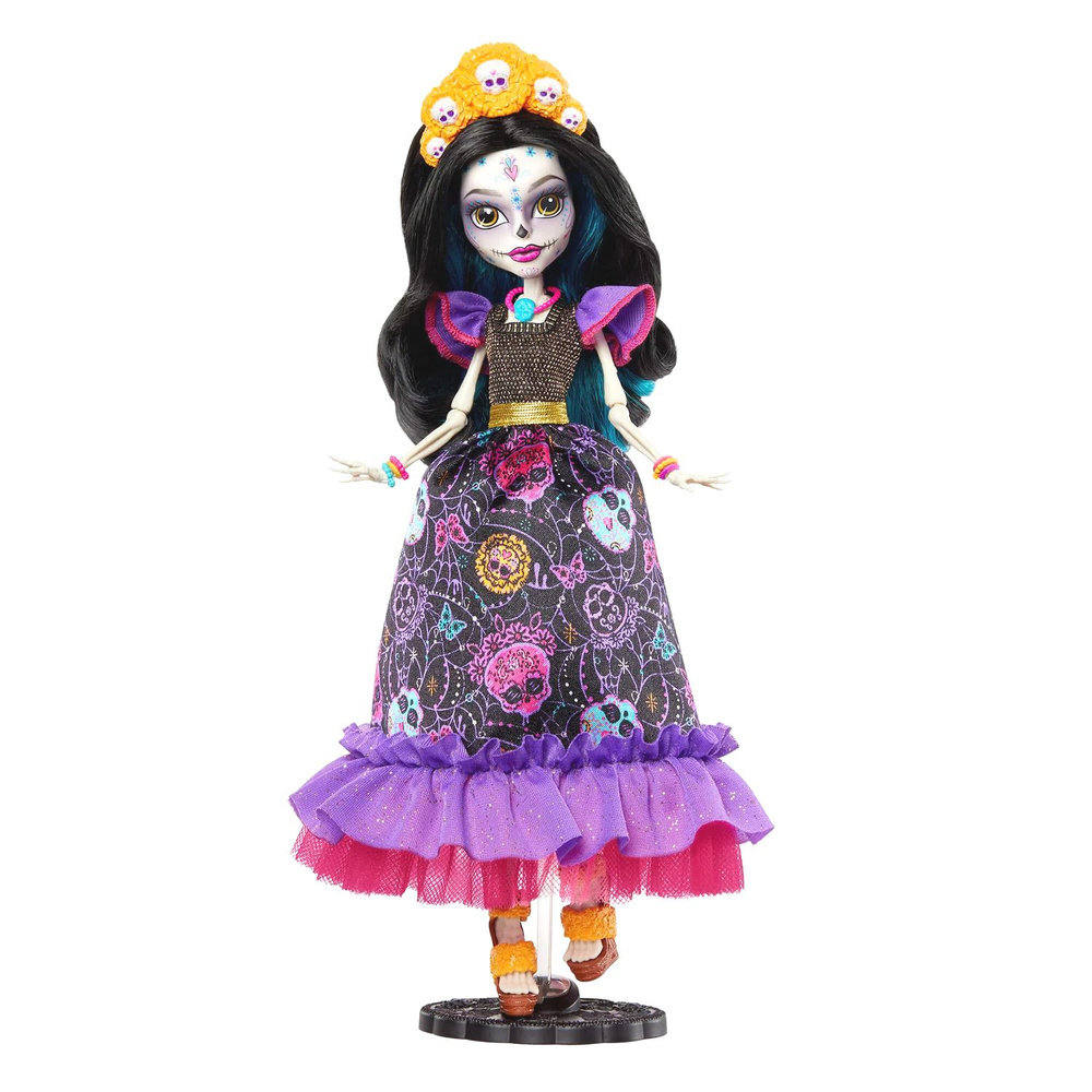 Кукла Скелита Калаверас день мертвых из Монстер Хай серии холидей, Monster High Skelita Calaveras Dia #1