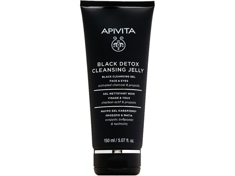 Гель для лица и глаз очищающий APIVITA Black Detox #1