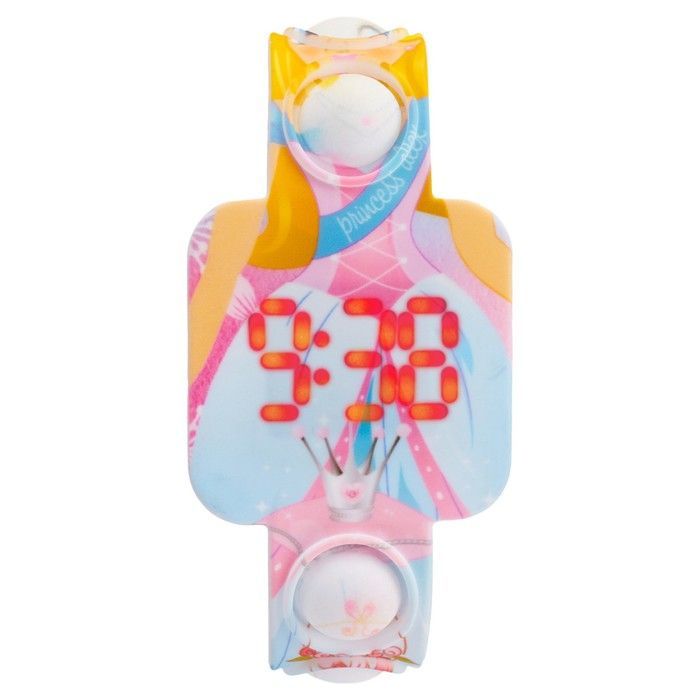 Часы наручные электронные, детские, "Принцесса", ремешок pop-it, L-25.4 см  #1