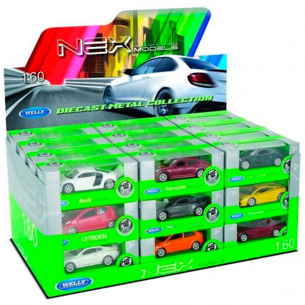 Welly Модель WELLY машины 1:60, в асс., набор 22D - купить с доставкой по ...