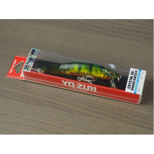 воблер для рыбалки Yo-Zuri Crystal 3D Minnow Jointed 10см 15гр F1096 PC #1