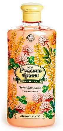 Пена для ванн Русские Травы "Молоко и Мед", 500 мл (К-15-1) #1