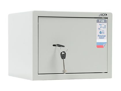Мебельный сейф AIKO Т-23 KL, для хранения ценностей, документов, 230x300x250 мм.  #1
