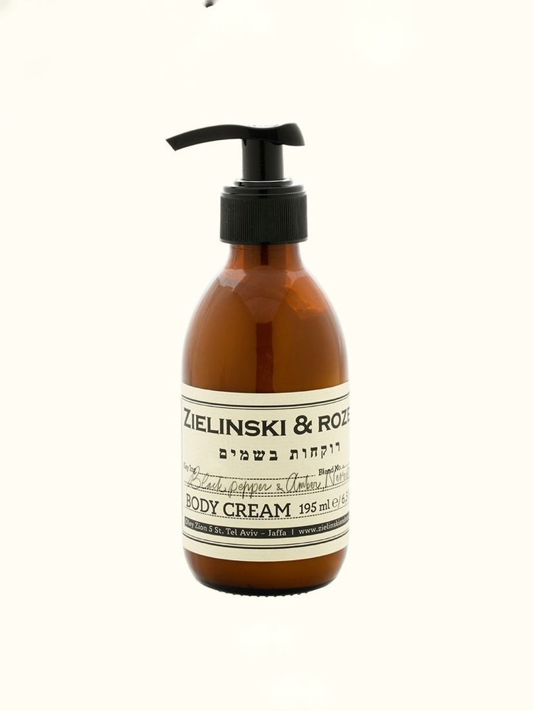 Крем Zielinski & Rozen Black pepper, Amber, Neroli 195ml - купить с ...