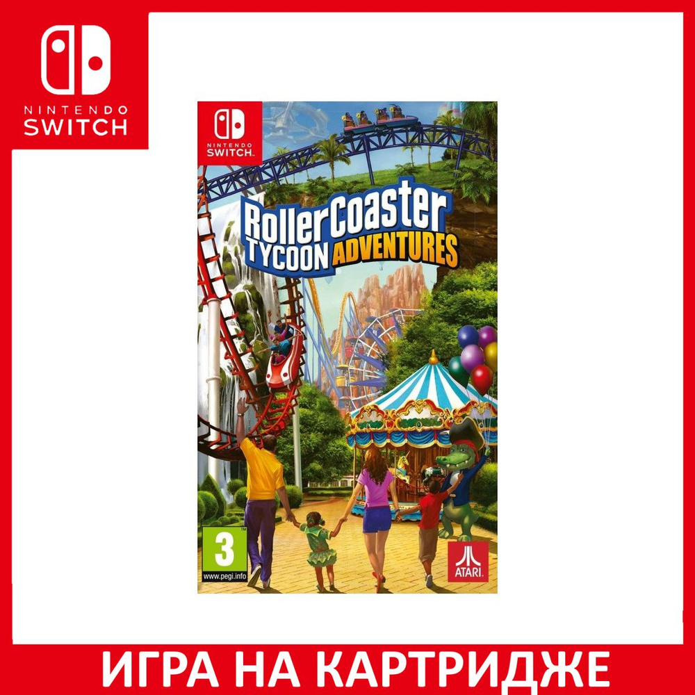 Игра RollerCoaster Tycoon Adventures Switch Картридж на Nintendo Switch #1