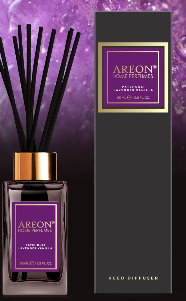 Ароматизатор для дома AREON Home Perfume Premium Sticks 85 ml Patchouli-Lavender-Vanilla (диффузор с #1