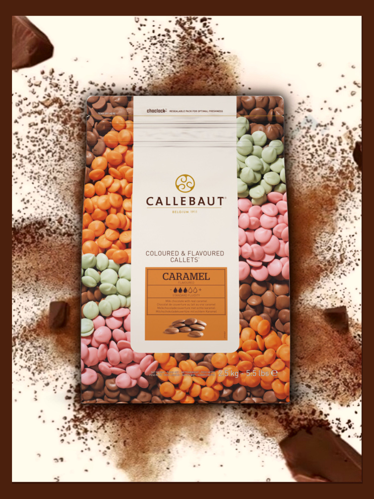 Callebaut Шоколад молочный с карамелью в каллетах 2,5 кг - купить с ...