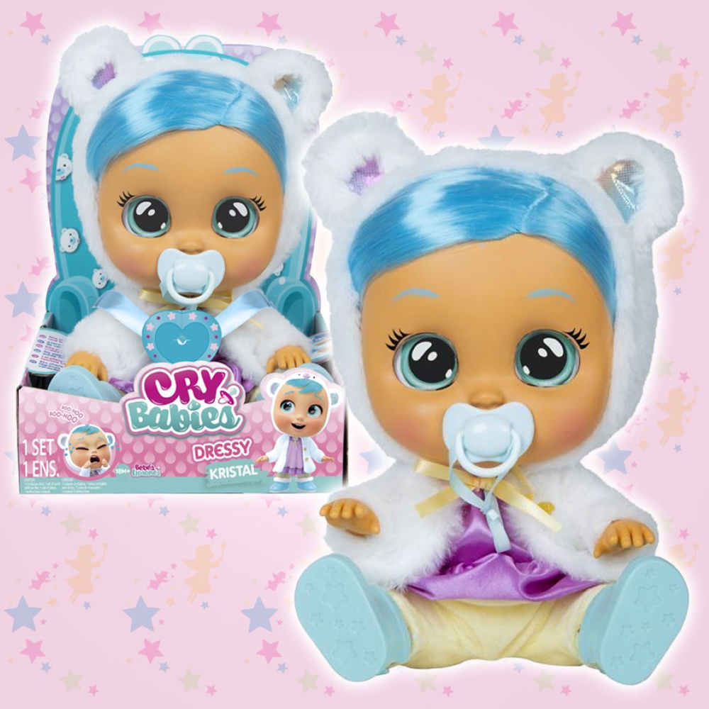Кукла Кристалл Плачущий младенец Cry Babies Dressy Kristal #1