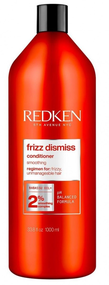 Redken Бальзам для волос Frizz Dismiss Conditioner 1000 мл, для непослушных и вьющихся волос  #1