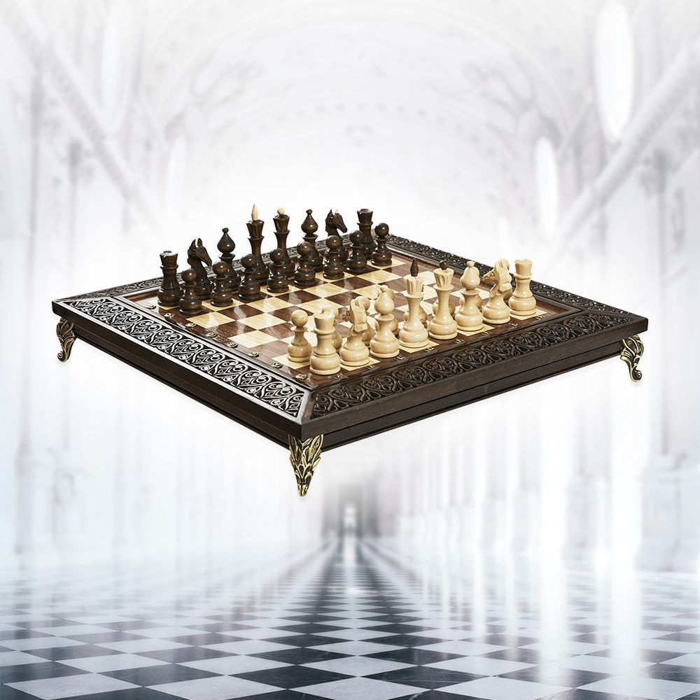 Резные шахматы Баталия #1
