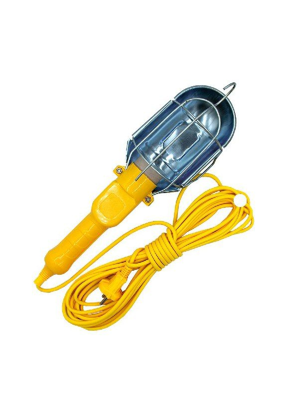 Светильник-переноска STANdart Luxe с решеткой и крючком, под лампу E27/ Ручной светильник/ 10 метров #1