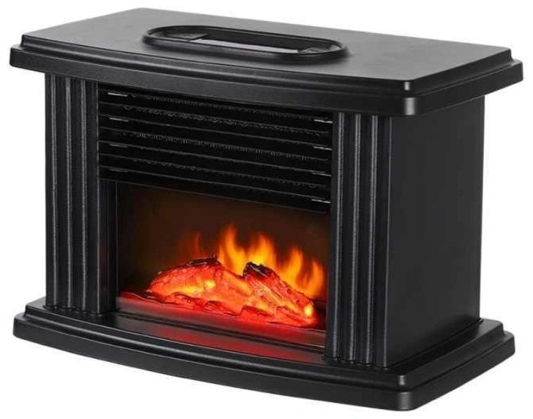 Тепловентилятор VIVAGOODS Flame Heater черный #1