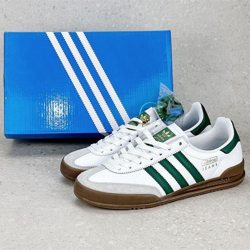 Adidas store jeans sneakers