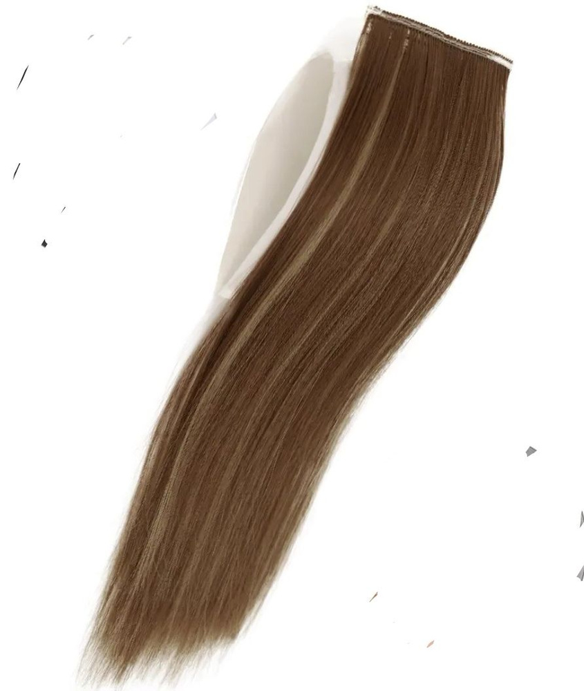 Прядь боковая, заколка для волос женская для наращивание волос в области висков 1шт.  #1