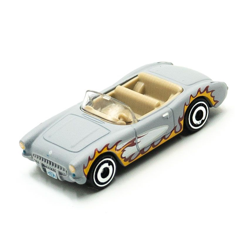 Машинка Hot Wheels БАРБИ 1956 corvette Barbie gray Коллекционная. Case B 2024  #1