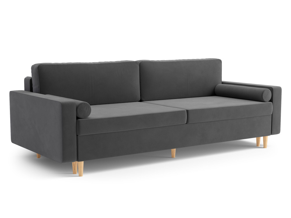 Salotti Прямой диван, механизм Пантограф, 227х104х88 см,темно-серый  #1
