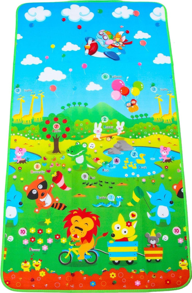 Детский игровой коврик \"Путешествие\" на фольгированной основе , большой ...
