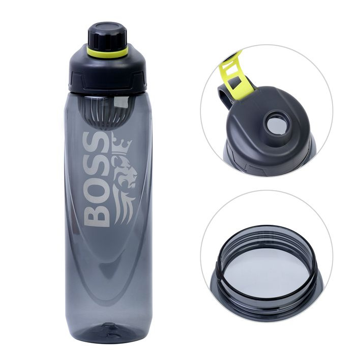 Бутылка для воды BOSS, 1 л, черная #1