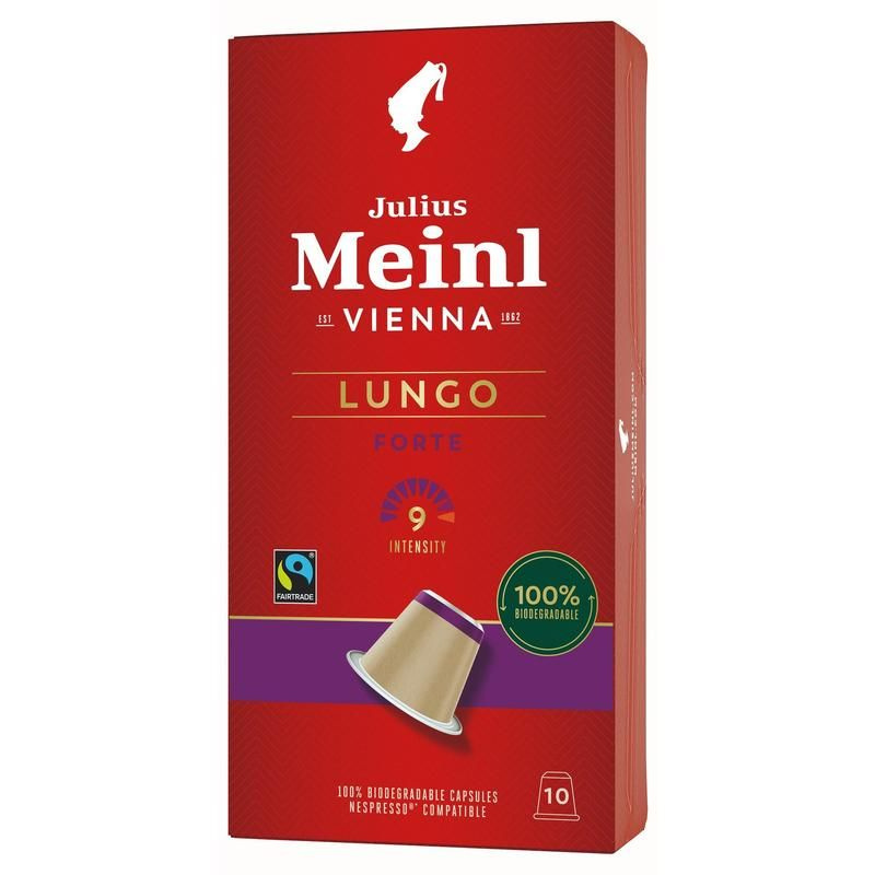 Кофе в капсулах для кофемашин Julius Meinl Lungo Forte (10 штук в упаковке)  #1