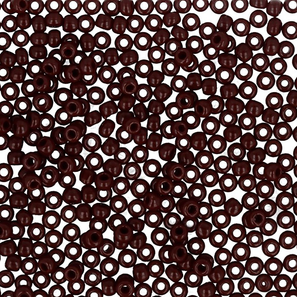 Бисер TOHO круглый 11/0, темно-коричневый № 0046, 2,2мм, 5г. #1