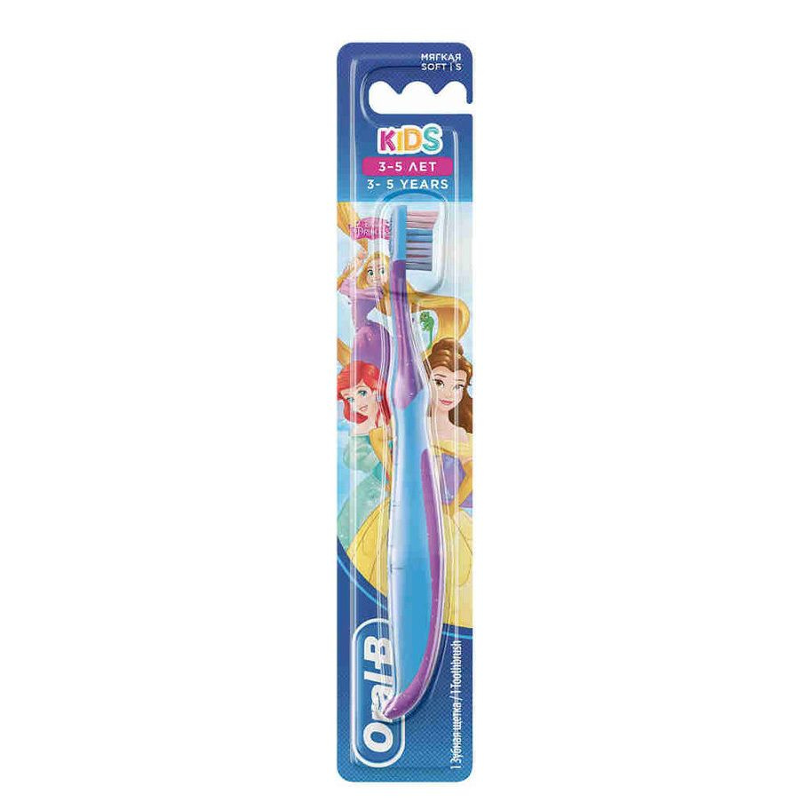 Oral-B Зубная щетка Kids для детей от 3 до 5 лет, Экстрамягкая, 1 шт/уп  #1