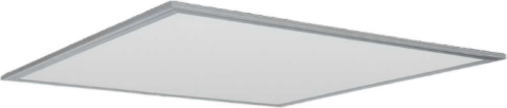 Светодиодная панель EKF / ЕКФ ЛУО-4007-L квадратная ультратонкая, встраиваемая серебро без драйвера, #1
