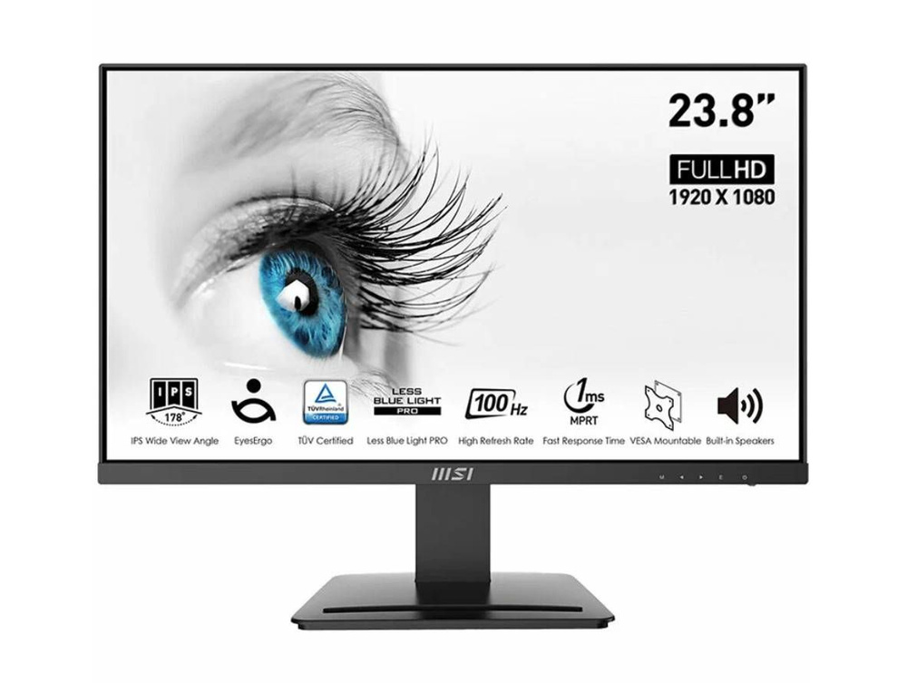 MSI 23.8" Монитор MP243X, черный #1