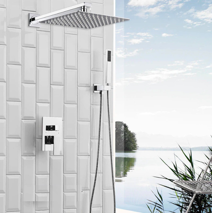 Душевой комплект с тропическим душем и цифровым дисплеем Kasanye Shower 2X30